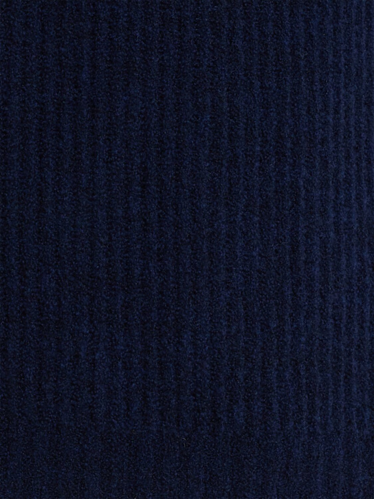 THE CORE: Wool English rib knit crewneck sweater