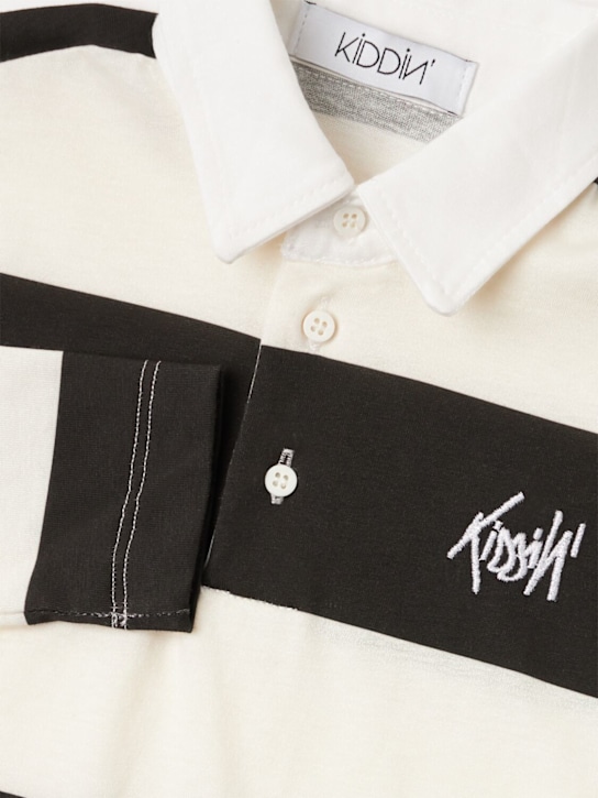Kiddin: Polo de algodón a rayas