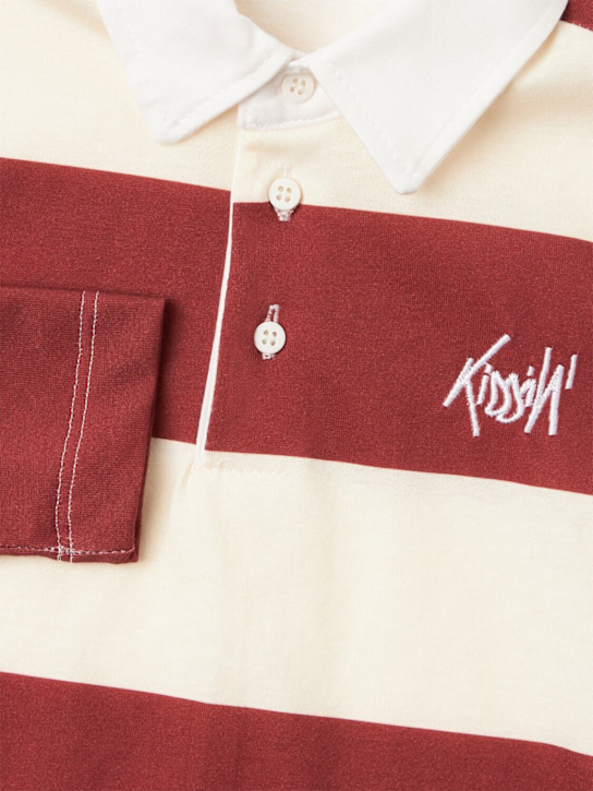 Kiddin: Polo in cotone a righe