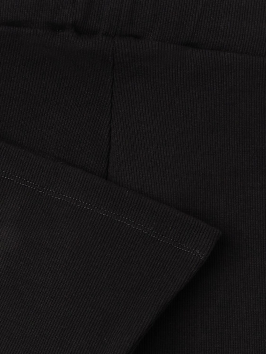 Kiddin: Stretch cotton flared leggings
