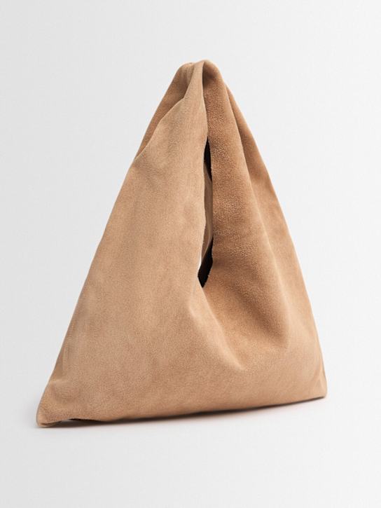 The Row: Borsa piccola Bindle in camoscio