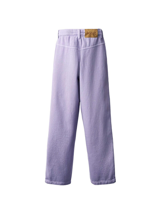 Molo: Pantalones de gabardina de algodón