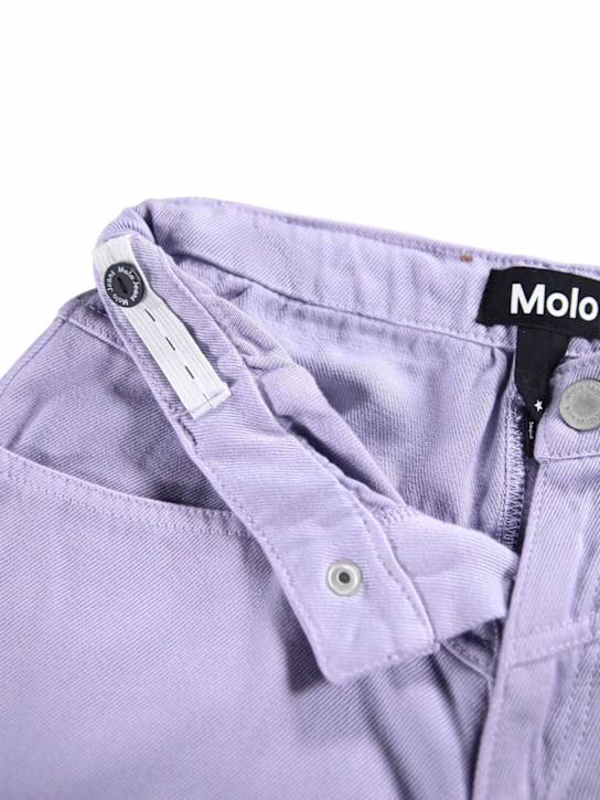 Molo - Pantaloni in gabardina di cotone e viscosa