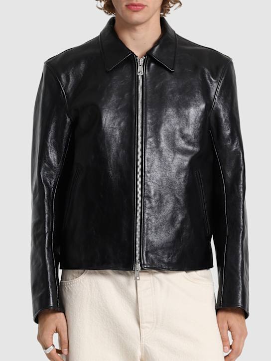 Our Legacy: Bomberjacke aus Leder