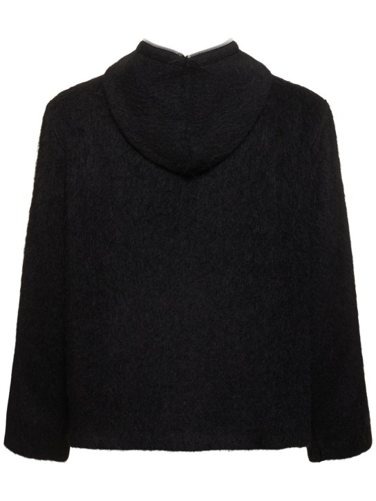 Our Legacy: Sweatshirt mit Reißverschluss und Kapuze