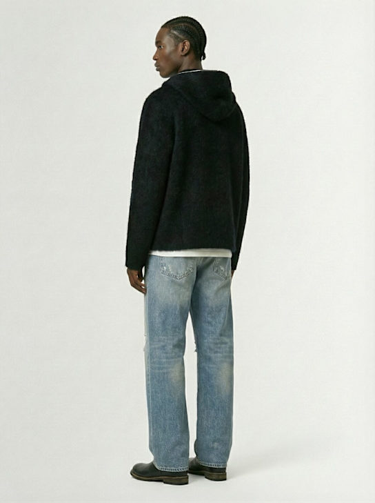 Our Legacy: Sweatshirt mit Reißverschluss und Kapuze