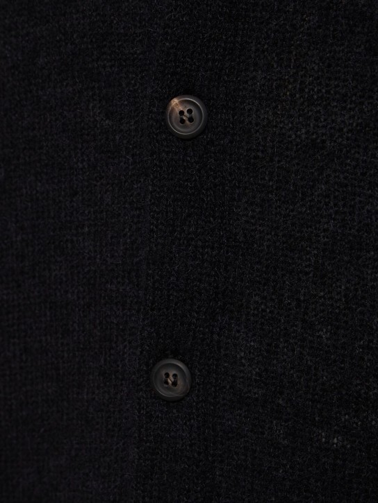 Our Legacy: Langer, gestrickter Polocardigan „Evening“