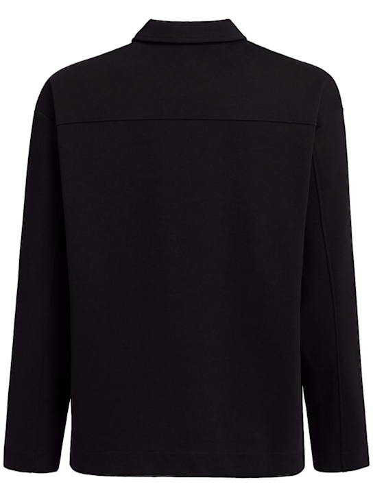 SOTF: Long sleeve cotton blend polo