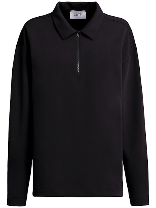 SOTF: Long sleeve cotton blend polo