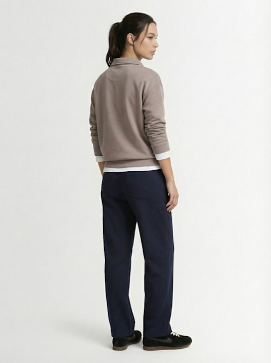 SOTF: Long sleeve cotton blend polo