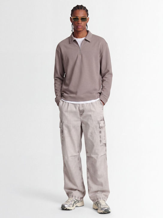 SOTF - Long sleeve cotton blend polo