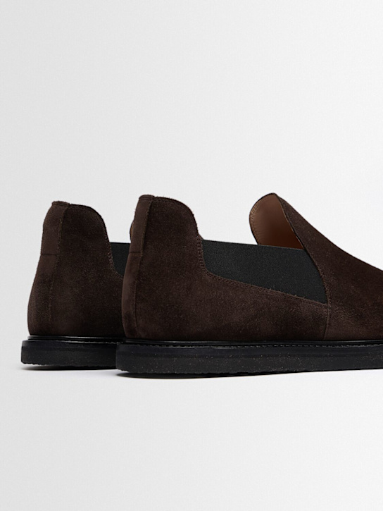 The Row: Parker Suede Loafers