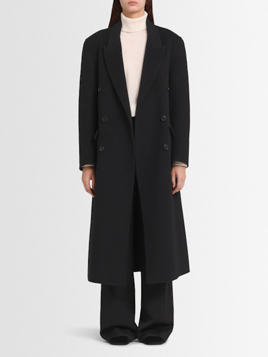 Annagreta - Cappotto doppiopetto Bianca in misto lana