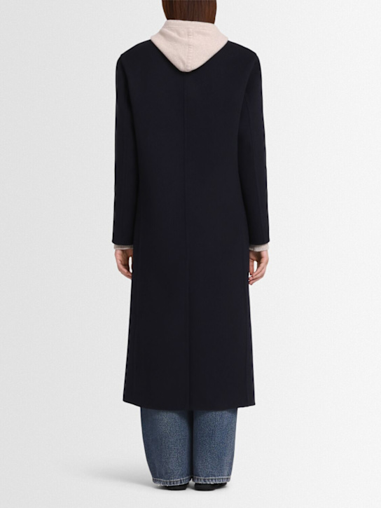 Annagreta: Double-breasted Coat Bianca in Wool Blend
