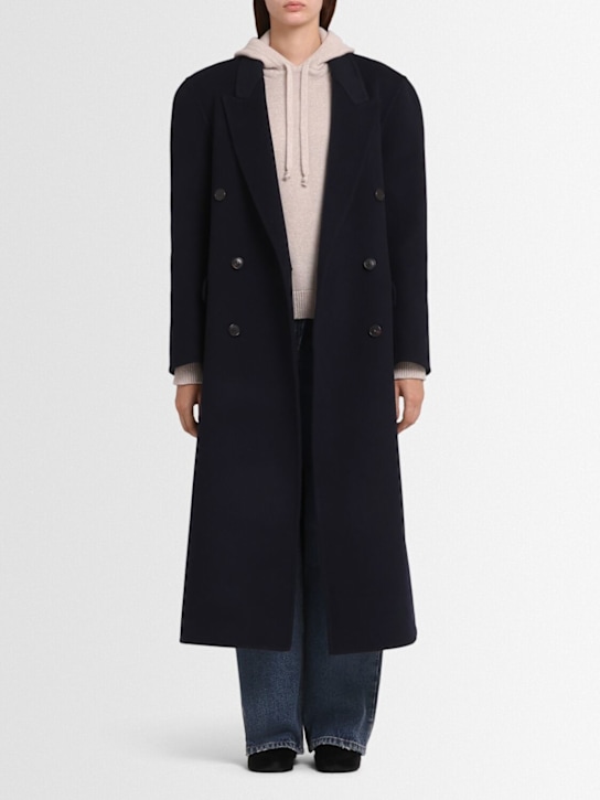 Annagreta - Cappotto doppiopetto Bianca in misto lana