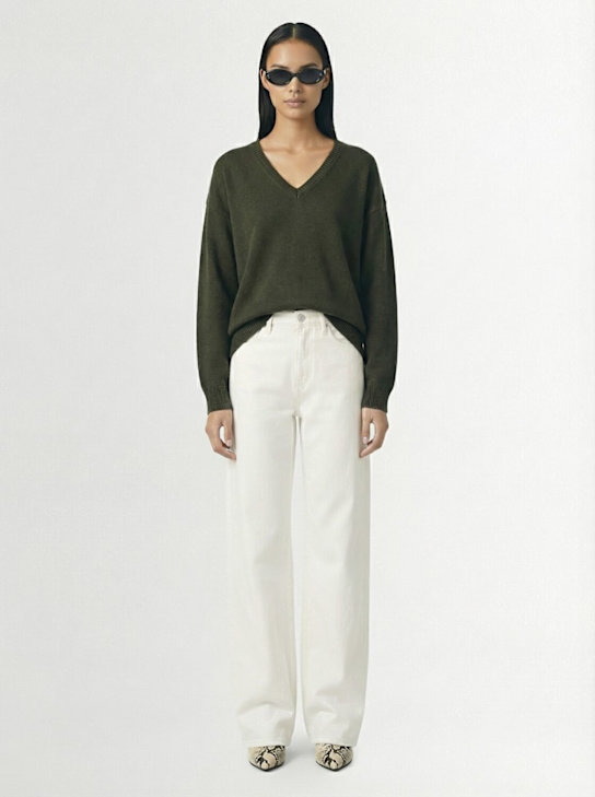 1929 - Zefiro V-Neck Sweater in Eco-Cashmere