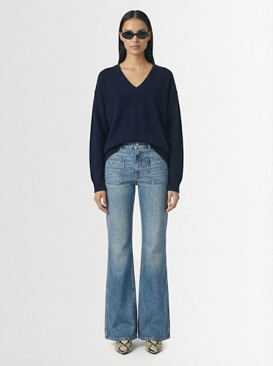 1929 - Zefiro Sweater in Eco-Cashmere with V-Neck