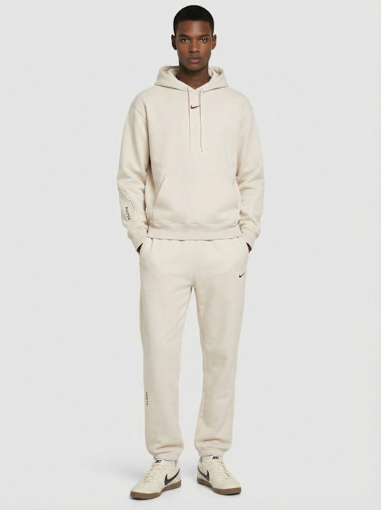 Nike - Pantalon droit en mélange de coton Nocta