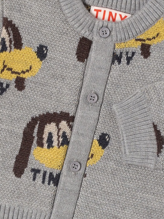 Tiny Cottons - Wool blend knit cardigan