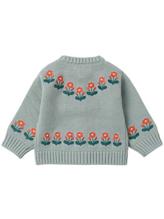 Tiny Cottons: Cardigan aus Wolle und Baumwolle