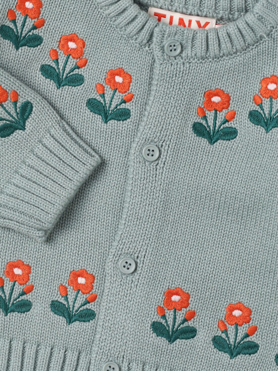 Tiny Cottons: Cardigan aus Wolle und Baumwolle