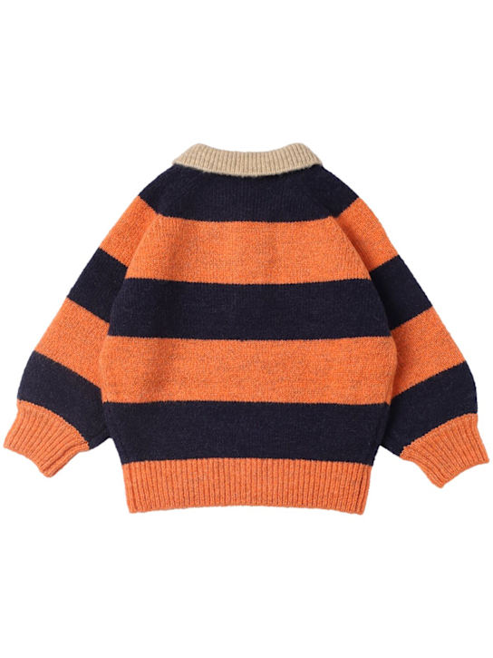 Tiny Cottons: Striped poly knit sweater