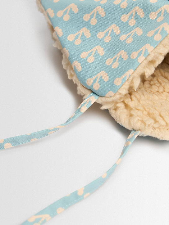 Tiny Cottons: Printed nylon & teddy hat