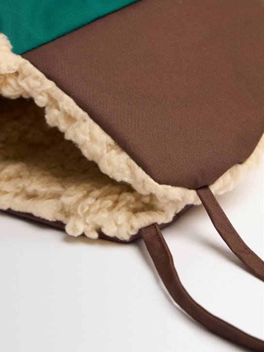 Tiny Cottons: Cappello in teddy e nylon color block