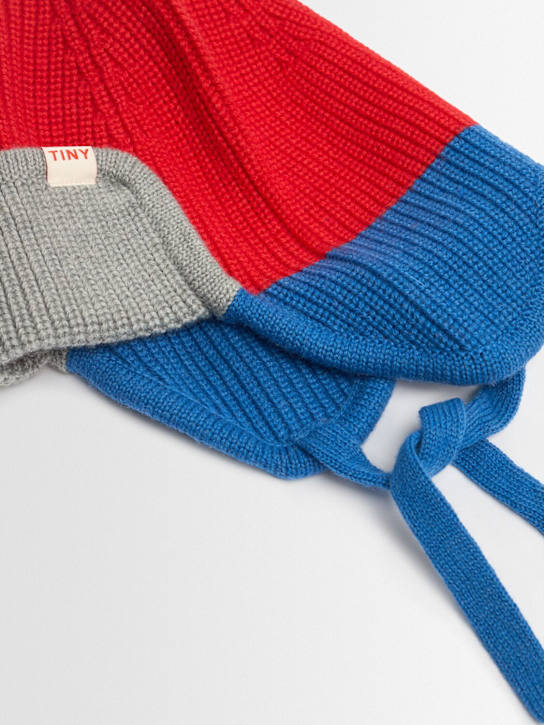 Tiny Cottons - Cappello in misto lana color block