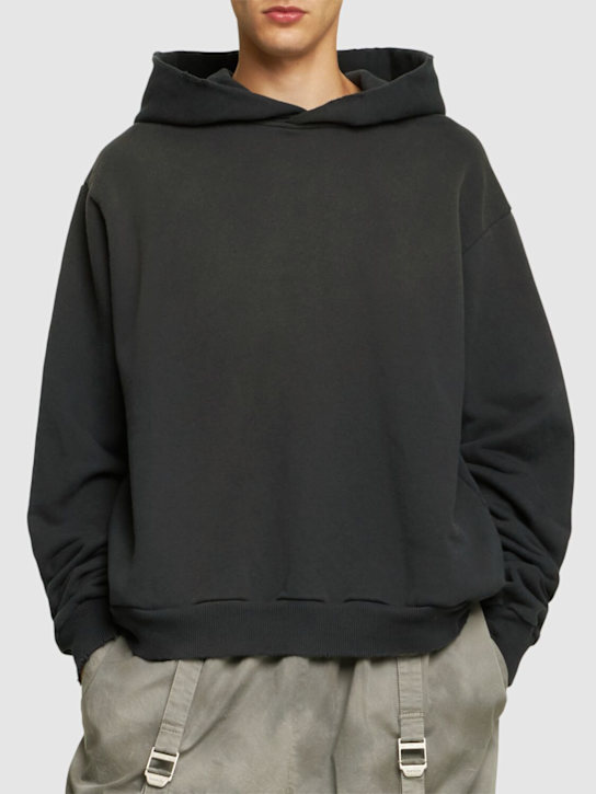 Acne Studios: Sweat-shirt en coton à logo Franziska