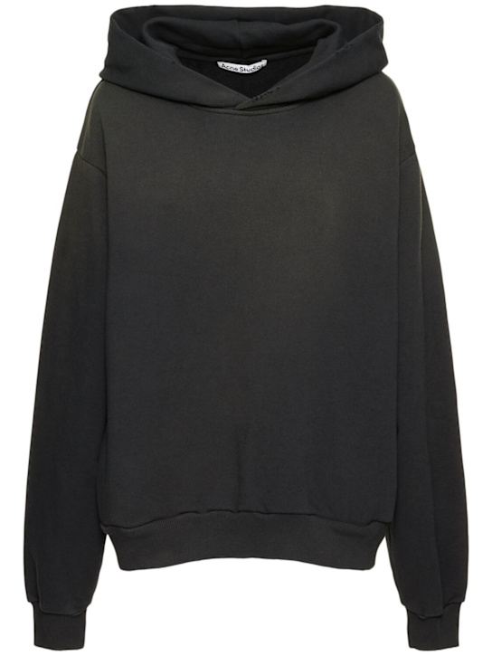 Acne Studios: Sweat-shirt en coton à logo Franziska