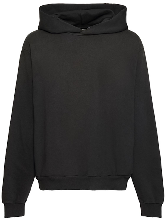 Acne Studios: Sweat-shirt en coton à logo Franziska