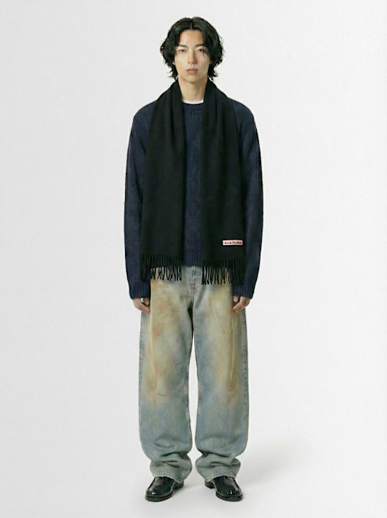 Acne Studios - Jeans baggy vita bassa 2023 Penicillin