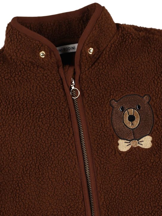 Mini Rodini - Giacca in teddy con cappuccio