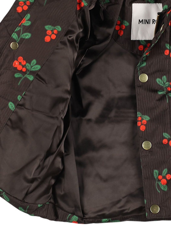 Mini Rodini: Printed poly puffer jacket