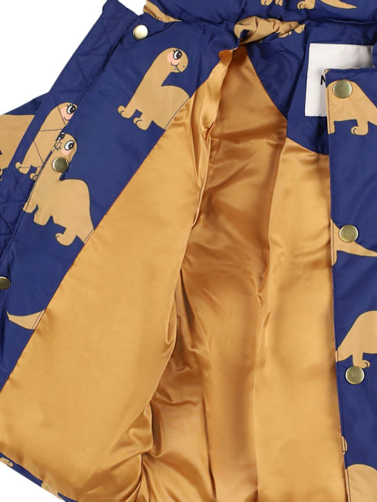 Mini Rodini: Gepolsterte Jacke aus Polymischung mit Druck