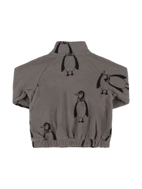 Mini Rodini: Printed recycled poly zip-up sweatshirt