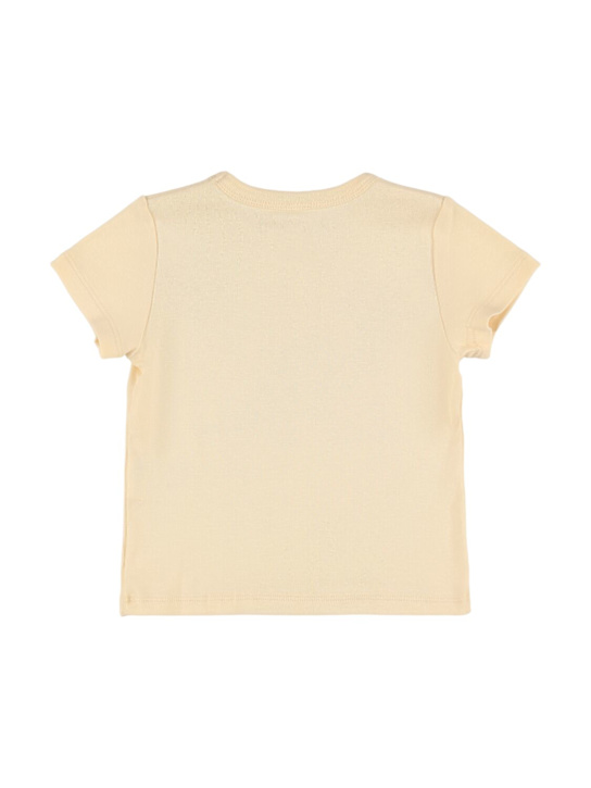 Mini Rodini: T-shirt en coton biologique imprimé dinosaures