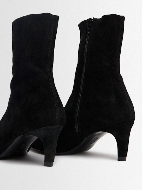 Jude: 65mm hohe Stiefeletten aus Wildleder „Cave“