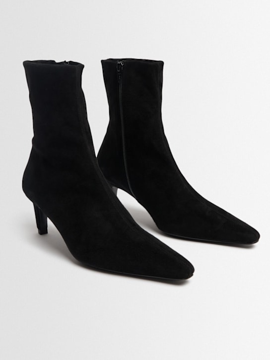 Jude - 65mm hohe Stiefeletten aus Wildleder „Cave“