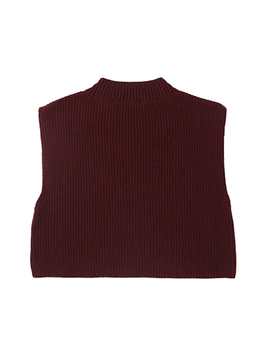 Main Story: Wool blend knit vest