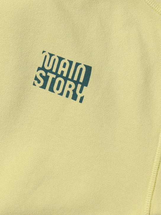 Main Story - Sweat-shirt en coton biologique brodé à capuche