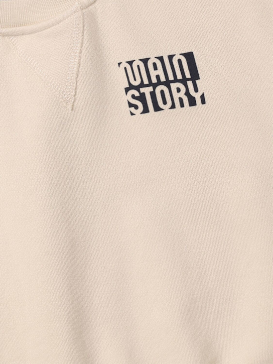 Main Story: Embroidered organic cotton sweatshirt