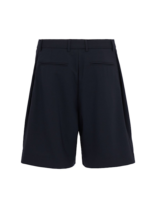 MSGM: Wool blend Bermuda shorts