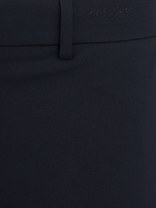 MSGM: Wool blend Bermuda shorts