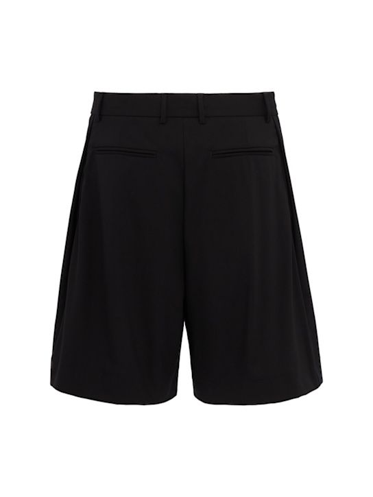 MSGM: Wool blend Bermuda shorts