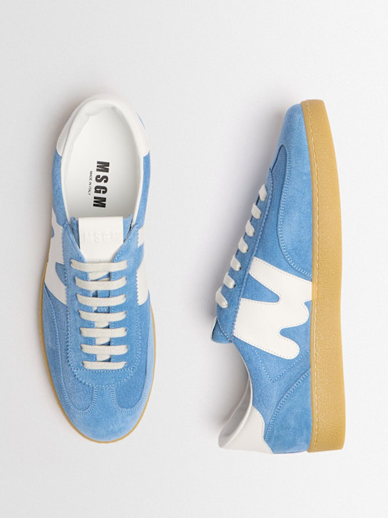 MSGM: Retro suede sneakers