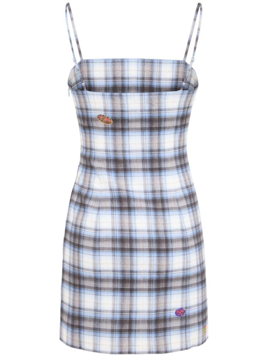 Acne Studios: Minikleid aus Leinenmischung „Dua“