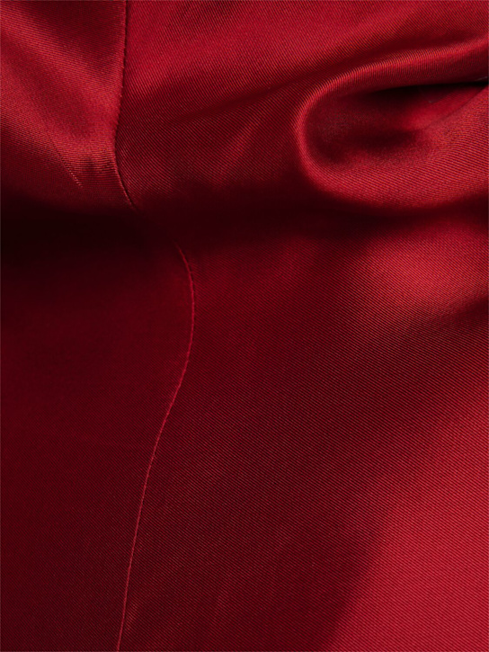 Khaite: Daria viscose & silk mini dress