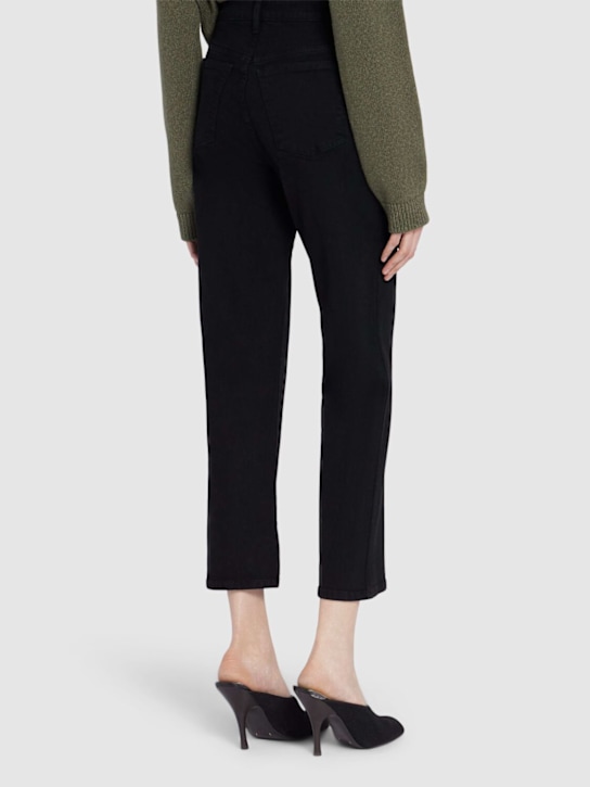 Khaite: Abigail cropped high-rise straight jeans